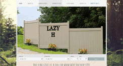 Desktop Screenshot of lazyhcabins.com
